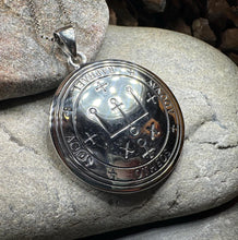 Load image into Gallery viewer, Archangel Raphael Sigil Pendant, Angel Necklace, Spiritual Jewelry, Kabbalah Necklace, Guardian Angel, Recovery Jewelry, Protection Charm