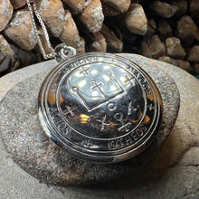 Load image into Gallery viewer, Archangel Raphael Sigil Pendant, Angel Necklace, Spiritual Jewelry, Kabbalah Necklace, Guardian Angel, Recovery Jewelry, Protection Charm