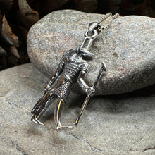 Load image into Gallery viewer, Anubis Necklace, Egyptian Eye Pendant, Mystical Amulet, Egyptian Symbol, Pagan Jewelry, Cancer Survivor Gift, Recovery Gift