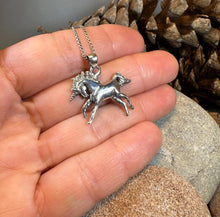 Load image into Gallery viewer, Prancing Unicorn Necklace