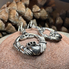 Load image into Gallery viewer, Claddagh Trinity Knot Earrings