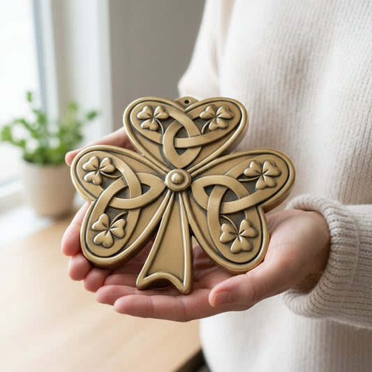 Irish Shamrock Wall Plaque — view 4
