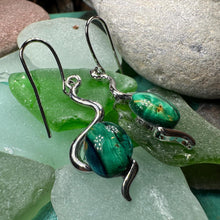 Load image into Gallery viewer, Celtic Knot Earrings, Scotland Jewelry, Heathergem Earrings, Outlander Jewelry, Celtic Jewelry, Irish Jewelry, Wiccan Jewelry, Heather Gem