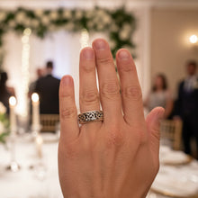 Load image into Gallery viewer, Celtic Ring, Irish Wedding Ring, Silver Scottish Ring, Large Irish Ring, Promise Ring, Anniversary Gift, Wedding Band, Ireland Gift