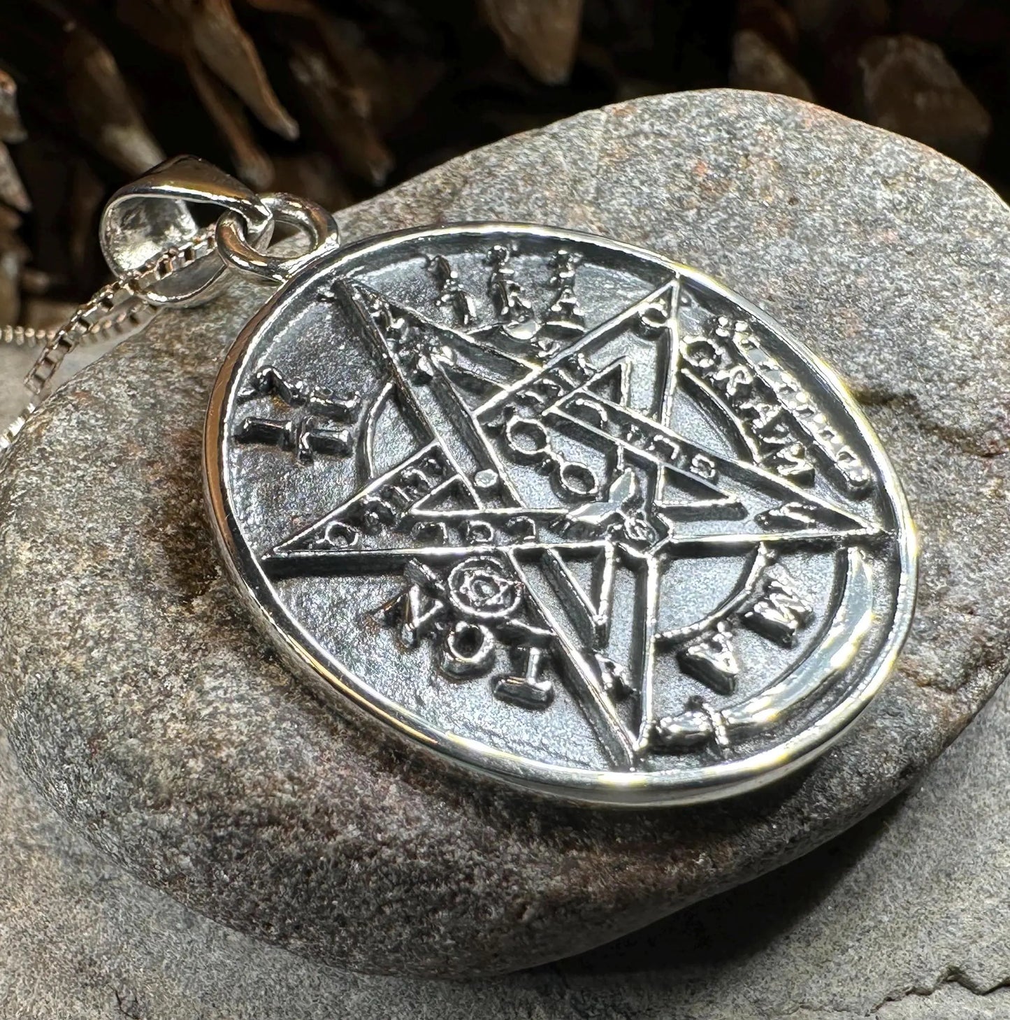 Seal of Solomon Pendant in Sterling Silver