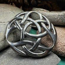 Load image into Gallery viewer, Celtic Knot Brooch, Celtic Jewelry, Irish Jewelry, Scotland Brooch, Celtic Brooch, Anniversary Gift, Celtic Knot Pin, Ireland Gift, Norse