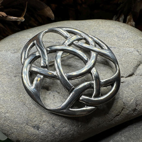 Load image into Gallery viewer, Celtic Knot Brooch, Celtic Jewelry, Irish Jewelry, Scotland Brooch, Celtic Brooch, Anniversary Gift, Celtic Knot Pin, Ireland Gift, Norse