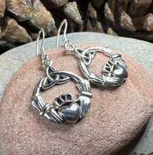 Load image into Gallery viewer, Claddagh Trinity Knot Earrings