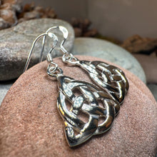 Load image into Gallery viewer, Celtic Earrings, Scottish Earrings, Irish Jewelry, Ireland Gift, Scotland Jewelry, Triquetra, Celtic Knot, Scottish Jewelry, Norse Jewelry