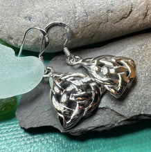 Load image into Gallery viewer, Celtic Earrings, Scottish Earrings, Irish Jewelry, Ireland Gift, Scotland Jewelry, Triquetra, Celtic Knot, Scottish Jewelry, Norse Jewelry