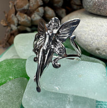 Load image into Gallery viewer, Fairy Ring, Faerie Statement Ring, Celtic Jewelry, Nature Ring, Irish Ring, Girlfriend Gift, Anniversary Gift, Art Deco Ring, Wiccan Ring