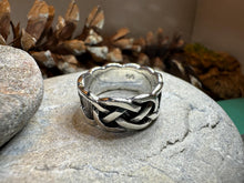 Load image into Gallery viewer, Celtic Ring, Irish Wedding Ring, Silver Scottish Ring, Large Irish Ring, Promise Ring, Anniversary Gift, Wedding Band, Ireland Gift