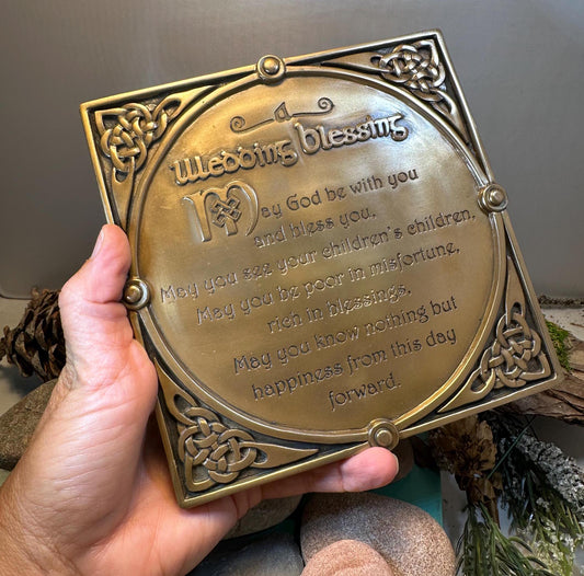 Irish Wedding Blessing Wall Plaque — view 2