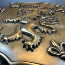 Load image into Gallery viewer, Scotland Lion Wall Art, Scottish Gift, Ceramic Wall Plaque, New Home Gift, New Bride Gift, Mom Gift, Celtic Decor, Scottish Wall Plaque