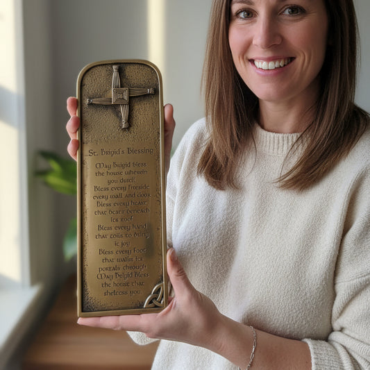 Saint Brigid's Blessing Wall Plaque — view 2