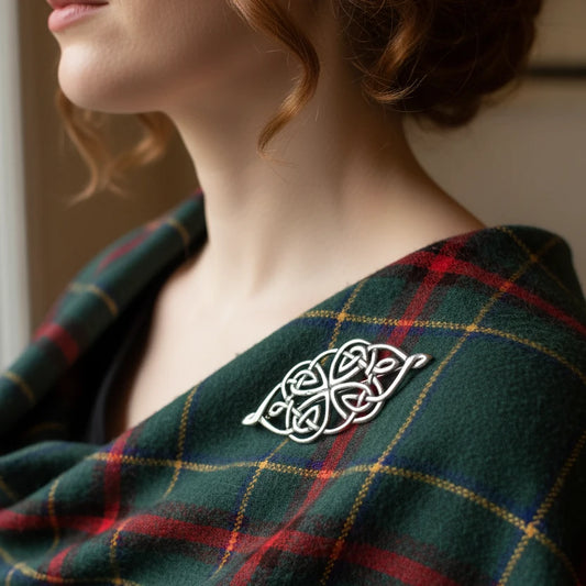 Jenna Celtic Knot Brooch — view 2