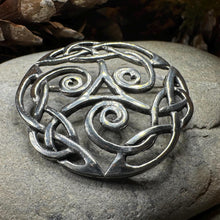 Load image into Gallery viewer, Celtic Knot Brooch, Celtic Jewelry, Irish Jewelry, Scotland Brooch, Celtic Brooch, Anniversary Gift, Celtic Knot Pin, Ireland Gift, Norse
