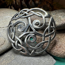 Load image into Gallery viewer, Celtic Knot Brooch, Celtic Jewelry, Irish Jewelry, Scotland Brooch, Celtic Brooch, Anniversary Gift, Celtic Knot Pin, Ireland Gift, Norse
