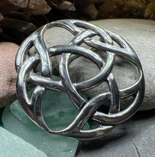 Load image into Gallery viewer, Celtic Knot Brooch, Celtic Jewelry, Irish Jewelry, Scotland Brooch, Celtic Brooch, Anniversary Gift, Celtic Knot Pin, Ireland Gift, Norse