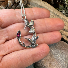 Load image into Gallery viewer, Celtic Hummingbird Necklace