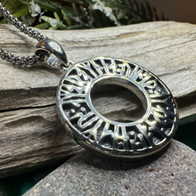 Load image into Gallery viewer, Love Conquers Norse Runes Necklace