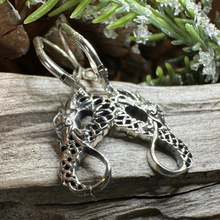 Load image into Gallery viewer, Iorna Celtic Dragon Earrings