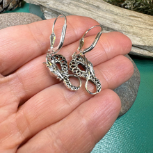 Load image into Gallery viewer, Iorna Celtic Dragon Earrings