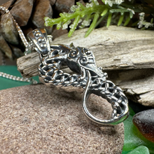 Load image into Gallery viewer, Anixa Celtic Dragon Necklace
