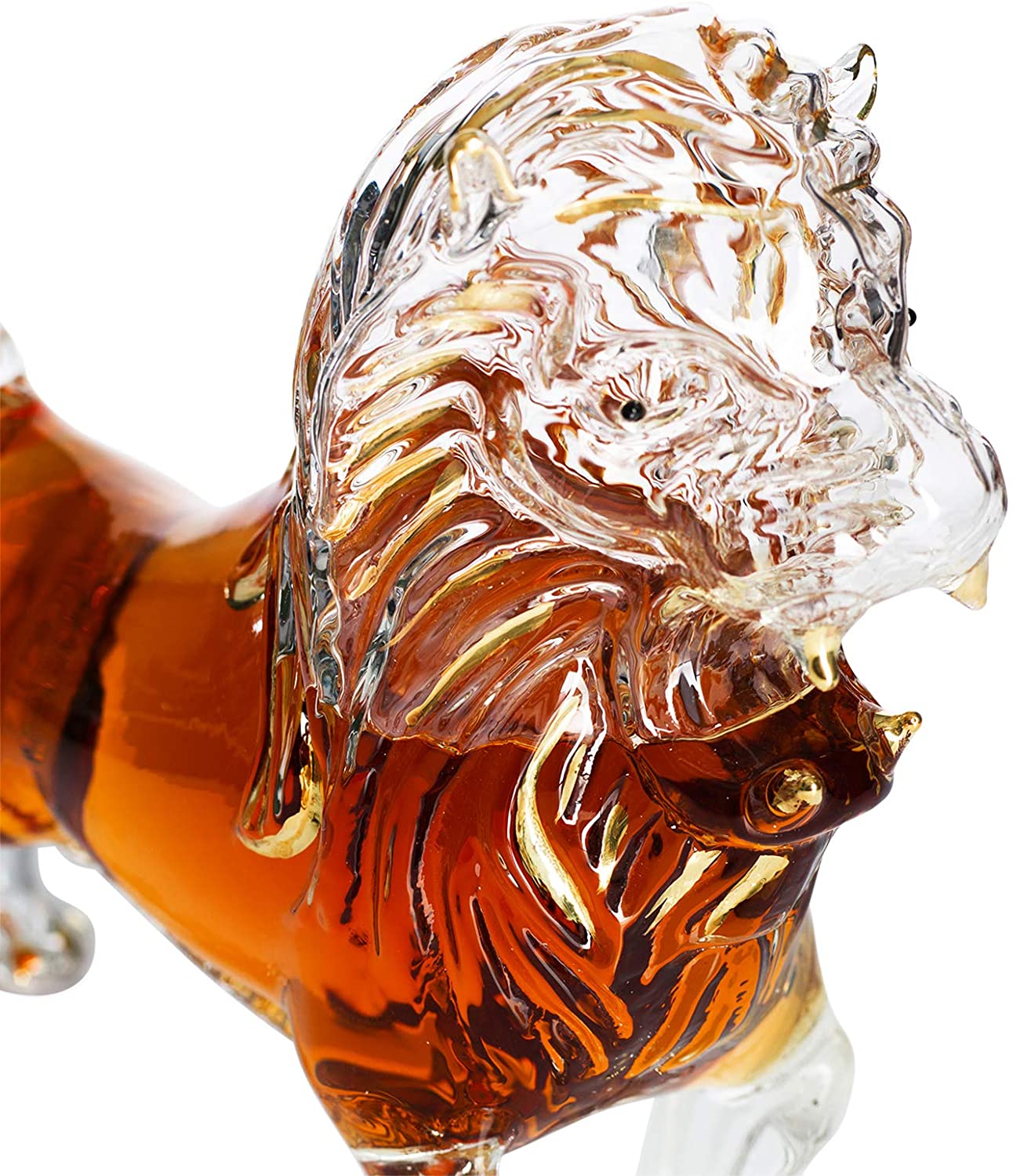Lion Whiskey & Wine Decanter Premium Barware Gift