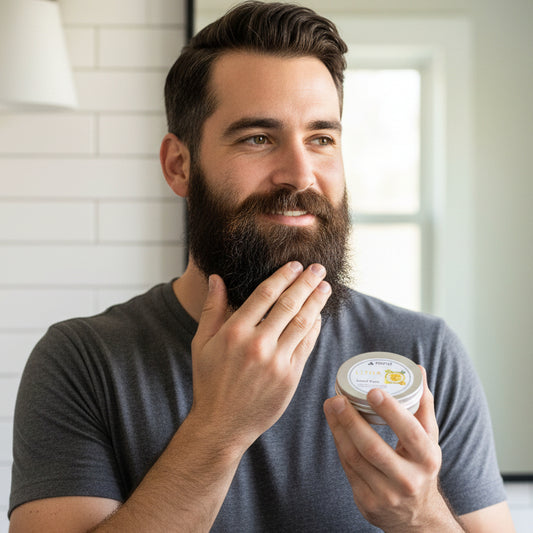 Litha Natural Beard Balm - Lemon, Sweet Orange, Myrtle, and Ylang Ylang