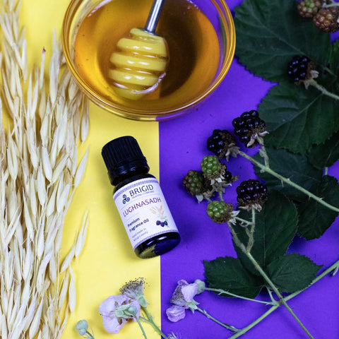 Load image into Gallery viewer, Lughnasadh Natural Fragrance Roller - Blackberry Oats & Honey