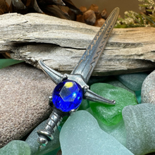 Load image into Gallery viewer, Warrior Crystal Kilt Pin