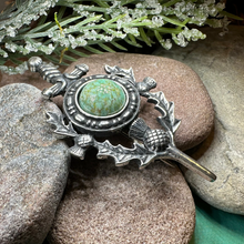 Load image into Gallery viewer, Thistle Sword Kilt Pin