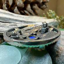 Load image into Gallery viewer, Ancient Spirals Celtic Knot Brooch