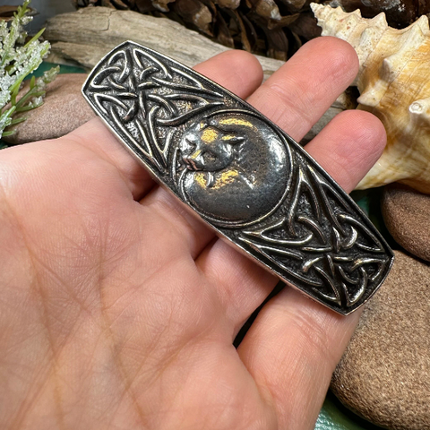 Load image into Gallery viewer, Celtic Cat Hair Clip for Women