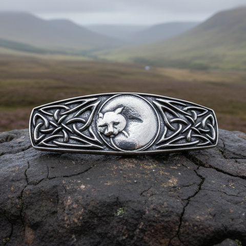 Load image into Gallery viewer, Celtic Cat Hair Clip for Women