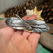 Load image into Gallery viewer, Waterlily Dragonfly Hair Clip