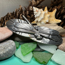 Load image into Gallery viewer, Waterlily Dragonfly Hair Clip