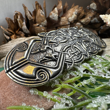 Load image into Gallery viewer, Celtic Peacock Hair Clip