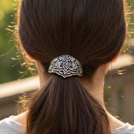 Celtic Daisy Ponytail Holder — view 2