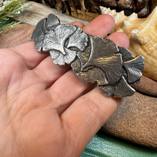 Gingko Leaf Hair Clip for Women
