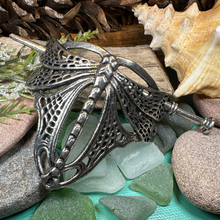 Load image into Gallery viewer, Victorian Dragonfly Hair Slide