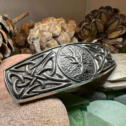 Load image into Gallery viewer, Celtic Tree of Life Hair Clip for Women