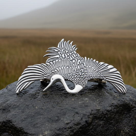 Crane of Happiness Hair Clip for Women