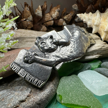 Load image into Gallery viewer, Cuddly Cat Hair Clip