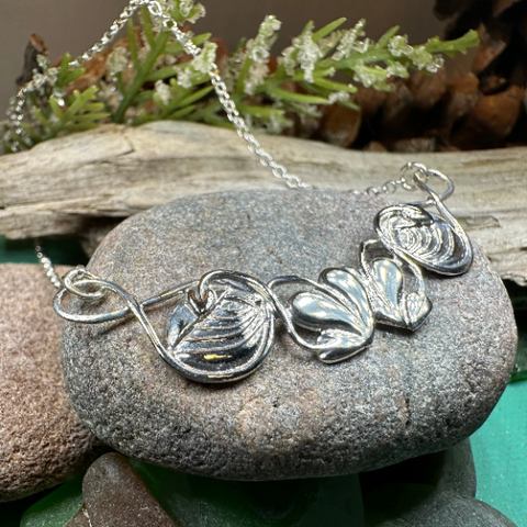 Load image into Gallery viewer, Mackintosh Leaves Necklace - Made in Scotland