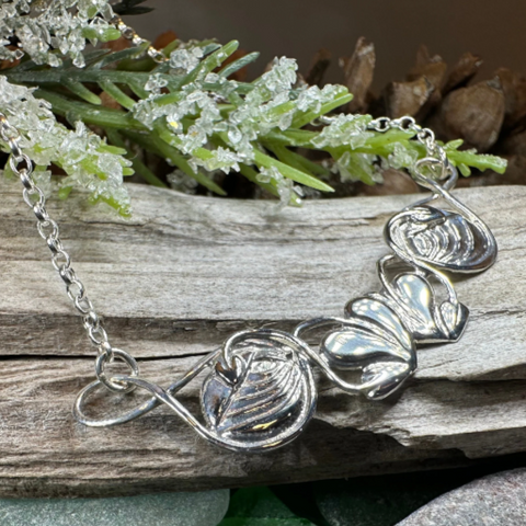 Load image into Gallery viewer, Mackintosh Leaves Necklace - Made in Scotland