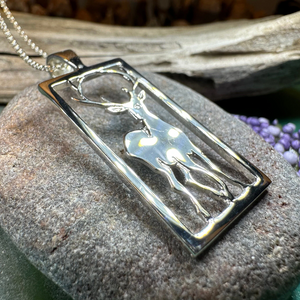 Serene Beauty of the Stag Necklace