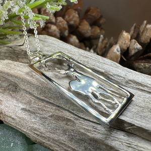 Serene Beauty of the Stag Necklace