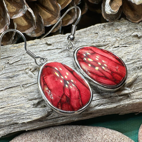 Load image into Gallery viewer, Scottish Heathergems Organic Earrings ~ Handmade in Scotland